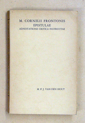 M. Cornelii Frontonis Epistulae