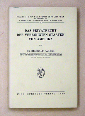 Das Privatrecht der Vereinigten Staaten von Amerika