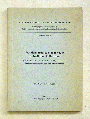 Auf dem Weg zu einem neuen ordentlichen Güterstand