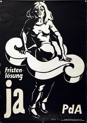 Plakat - Fristenlösung JA - PdA