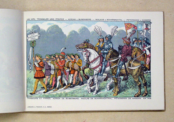 Der historische Zug der Bernerschützen