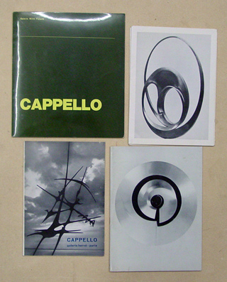Carmelo Cappello [Konvolut von 4 Ausstellungsbroschüren]