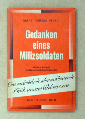 Gedanken eines Milizsoldaten
