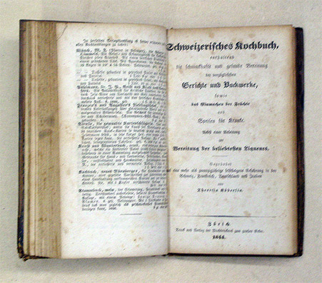 [2 Kochbücher um 1840 in 1 Bd.]