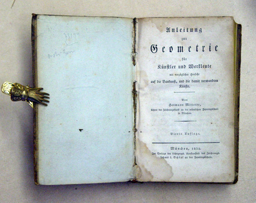 Anleitung zur Geometrie für Künstler und Werkleute mit vorzüglicher Hinsicht auf die Baukunst, und die damit verwandten Künste