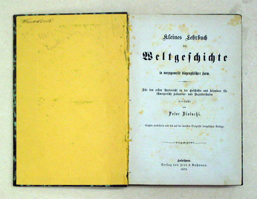 Kleines Lehrbuch der Weltgeschichte in vorzugsweise biographischer Form