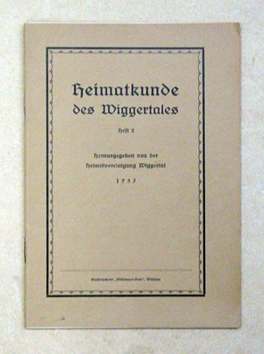 Heimatkunde des Wiggertales, Heft 2
