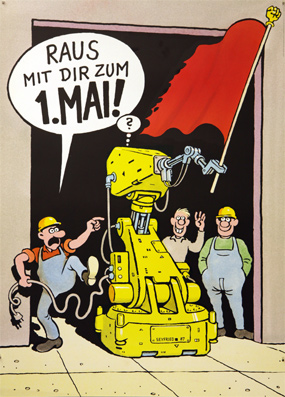 Plakat - Raus zum 1. Mai