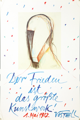 Plakat - 1. Mai 1982 - Der Friede ist das grösste Kunstwerk