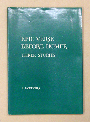 Epic Verse Before Homer