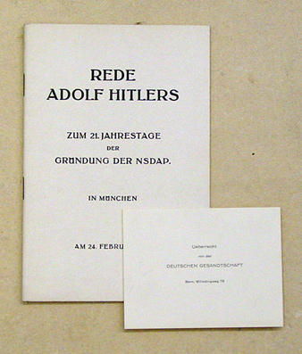 Rede Adolf Hitlers zum 21. Jahrestage der Gründung der NSDAP in München am 24. Februar 1941
