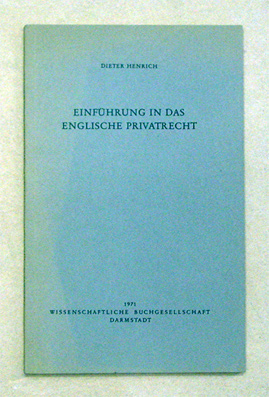 Einführung in das englische Privatrecht