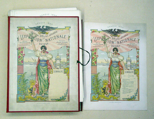 Journal Officiel Illustré de l'Exposition Nationale Suisse, Genève 1896. Offizielle illustrierte Zeitung der schweiz. Landesausstellung. Giornale ussiciale illustrato dell’Esposizione nazionale svizzera.