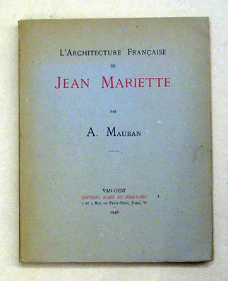 L’architecture française de Jean Mariette