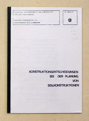 Konstruktionsentscheidungen bei der Planung von Seilkonstruktionen