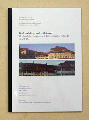 Denkmalpflege in der Kleinstadt