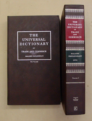 The Universal Dictionary of Trade and Commerce [...] 2 Bde.