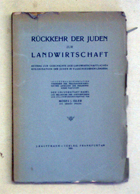 Rückkehr der Juden zur Landwirtschaft