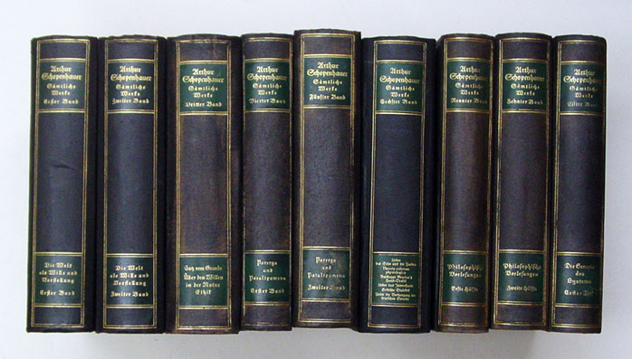 Arthur Schopenhauers sämtliche Werke( Bde. 1-6, 9-11 Bd.) 9 Bde.