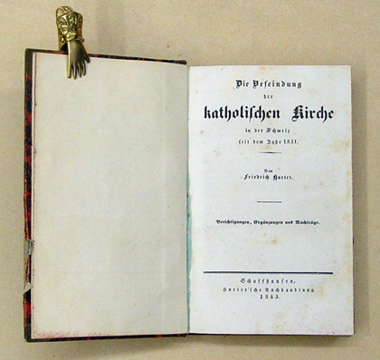 Die Befeindung der katholischen Kirche in der Schweiz seit dem Jahr 1831