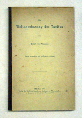 Die Weltanschauung des Tacitus