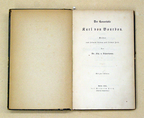 Das Leben des Konnetable Karl von Bourbon