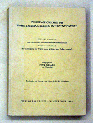 Dogmengeschichte des wohlstandspolitischen Interventonismus