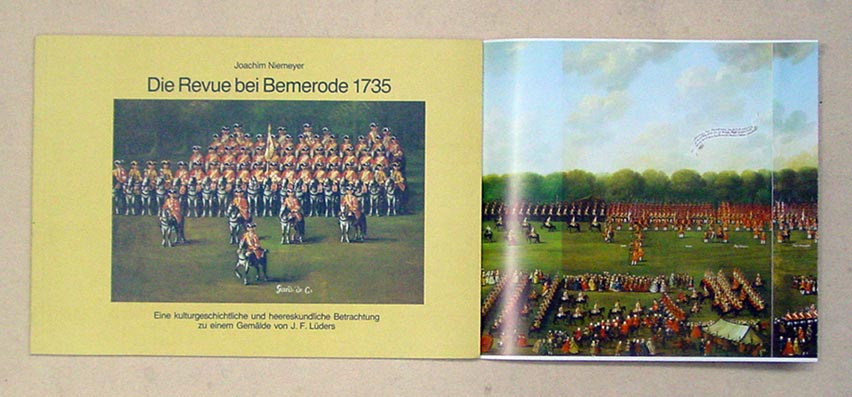 Die Revue der kurhannoverschen Armee bei Bemerode 1735
