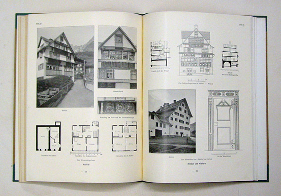 Das Bürgerhaus in der Schweiz - La maison bourgeoise en Suisse.