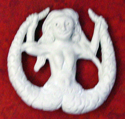 Meerjungfrau (Nach Vorlage eines Mosaiks in der Kathedrale von Otranto Santa Annunziata).