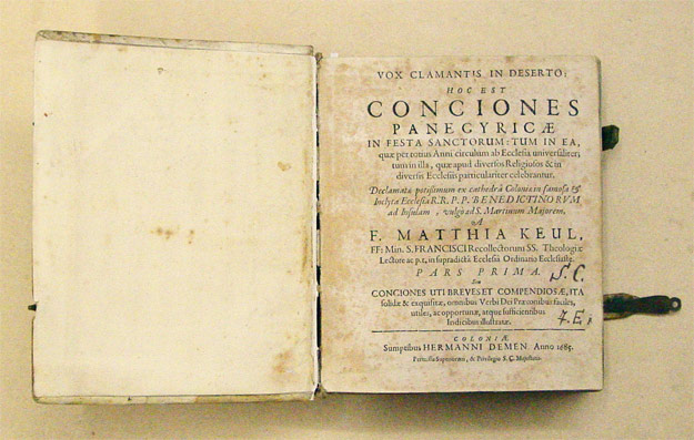 Vox clamantis in deserto: Hoc est Conciones panegyricae in festa sanctorum [...]