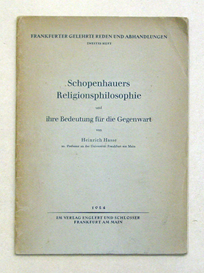 Schopenhauers Religionsphilosophie und ihre Bedeutung für die Gegenwart