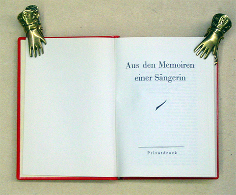 Aus den Memoiren einer Sängerin