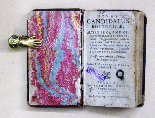 Novus Candidatus Rhetoricae, altero se candidior, comptiorque, non Aphthoni solum Progymnasmata ornatius concinnata, sed Tullianae etiam Thetoricae PRaecepta clarius explicata repraesentans, Studiosis Eloquentiae Candidatis