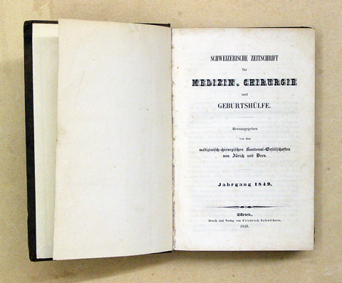 Schweizerische Zeitschrift für Medizin, Chirurgie und Geburtshülfe