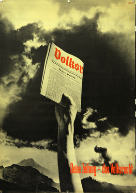 Plakat - Deine Zeitung - das Volksrecht