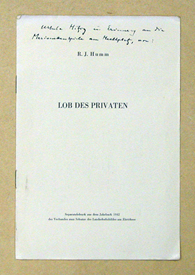 Lob des Privaten