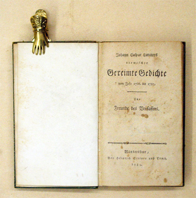 Johann Caspar Lavaters vermischte Gereimte Gedichte vom Jahr 1766, bis 1785