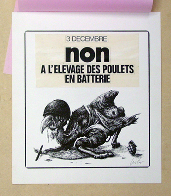 3 decembre - Non a l’elevage des poulets en Batterie.