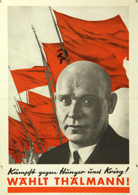Plakat - Wählt Thälmann!