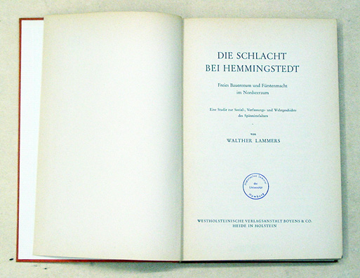 Die Schlacht bei Hemmingstedt