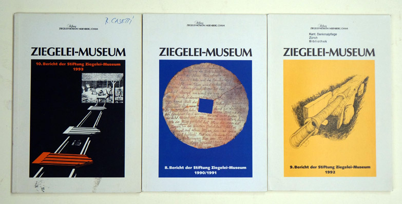 Bericht der Stiftung Ziegelei-Museum. [8. Bericht, 1990/1991, 9. Bericht 1992 u. 10. Bericht 1993; zus. 3 Bde.]