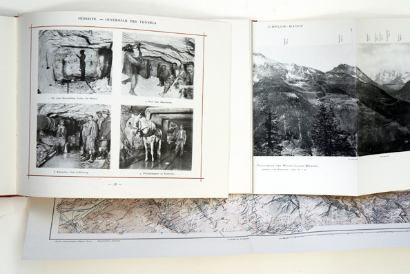 Simplon-Tunnel. Erinnerung an die Eröffnungs-Feier [1906]