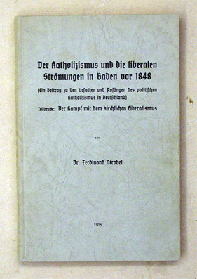 Der Katholizismus und die liberalen Strömungen in Baden vor 1848