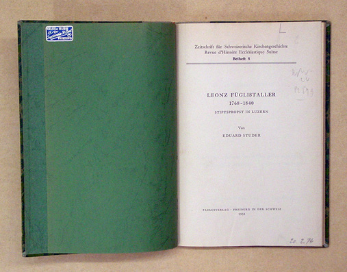 Leonz Füglistaller 1768 - 1840