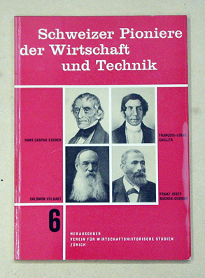 Hans Caspar Escher, 1775 - 1859. François-Louis Cailler, 1796 - 1852. Salomon Volkart, 1816 - 1893. Franz Josef Bucher-Durrer, 1834 - 1906