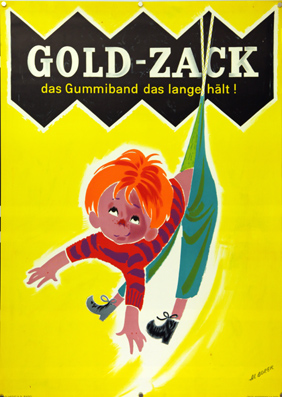 Plakat - Gold-Zack