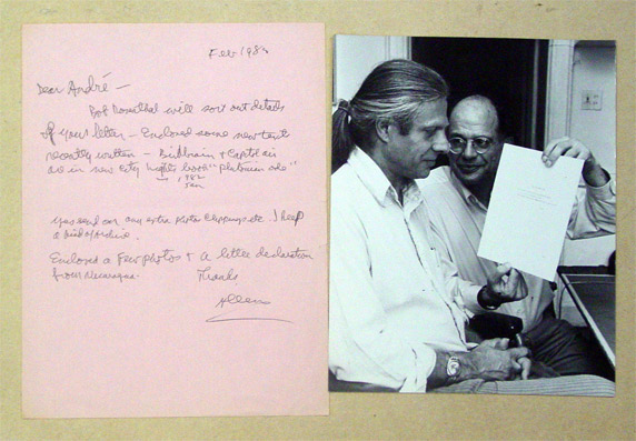 [Autograph und Original-Fotografie desselben]