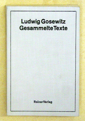 Gesammelte Texte