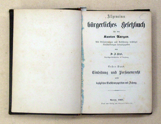 Allgemeines bürgerliches Gesetzbuch für den Kanton Aargau